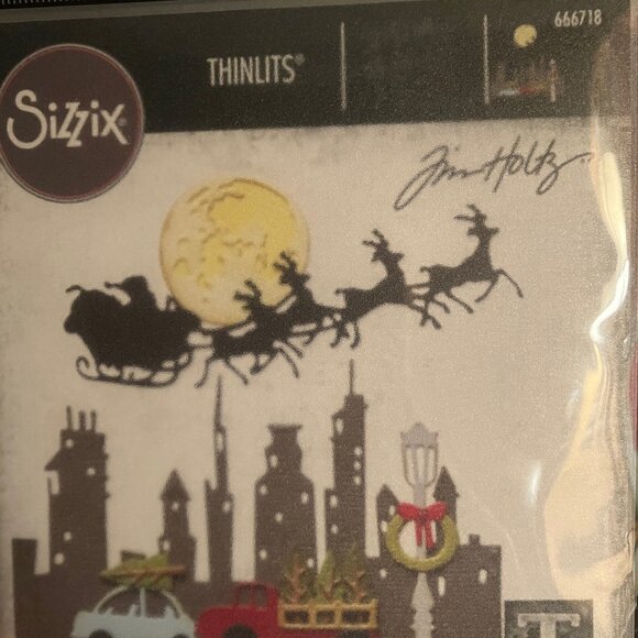 Tim Holtz Sizzix Vault Christmas Magic Thinlits Dies 666718 - Picture 2 of 4